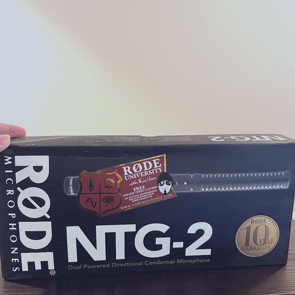 RODE NTG-2 DIRECTIONAL MICROPHONE